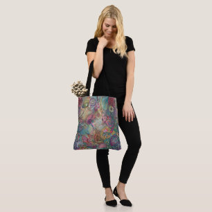 Tote Bag Retro Hippie : Imaginaire Fourre-tout