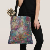 Tote Bag Retro Hippie : Imaginaire Fourre-tout (De près)