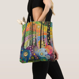 Tote Bag Rétro Hippsychedelique 70s 60s Hip