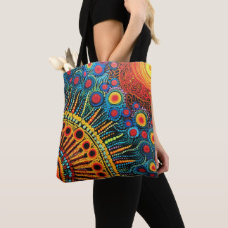 Tote Bag Rétro Hippsychedelique 70s 60s Hip