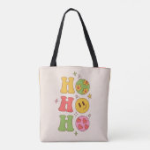 Tote Bag Retro Ho Ho Ho Noël Super (Dos)