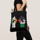 Tote Bag Rétro Irlande Palestine Solidarité Première révolu (De près)
