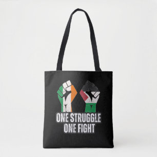 Tote Bag Rétro Irlande Palestine Solidarité Première révolu