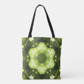 Tote Bag Retro Mandala Green (Dos)