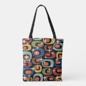 Tote Bag Retro Mid Century Modern Abstract (Dos)