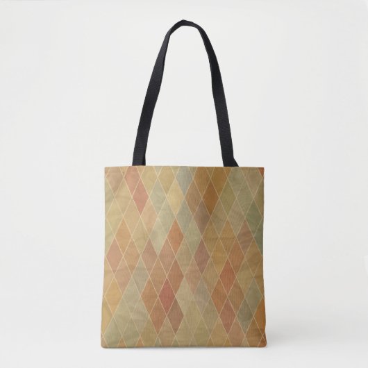 Tote Bag Rétro motif géométrique 2 (Devant)