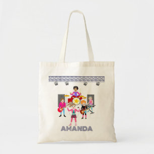 Tote Bag Retro music girls band Birthday Party