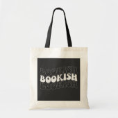 Tote Bag RÉtro ondulé BOOKISH (Devant)