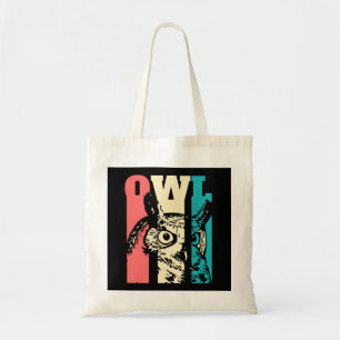 Tote Bag Retro Owl
