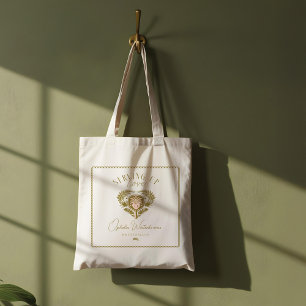 Tote Bag Rétro Pickleball de palmier Tropical