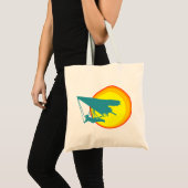 Tote Bag rétro planeur de coup (Devant (produit))