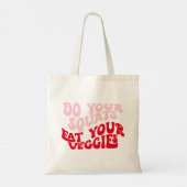 Tote Bag Retro Police Funny Motivational Citation Gym (Dos)