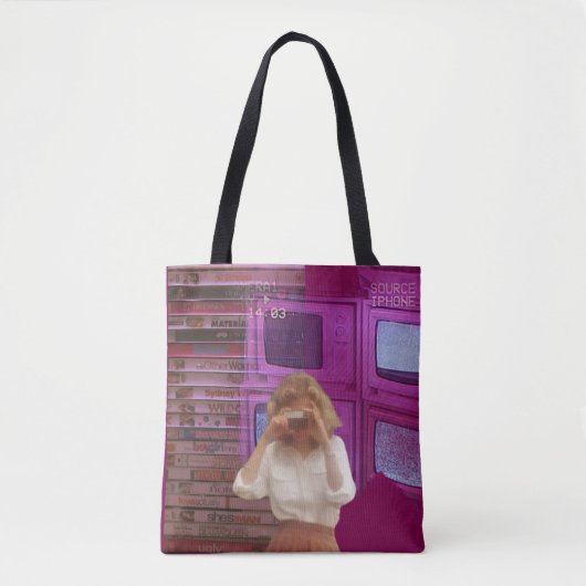 Tote Bag retro pop culture (Devant)