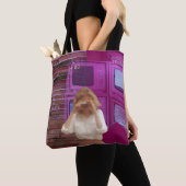 Tote Bag retro pop culture (De près)