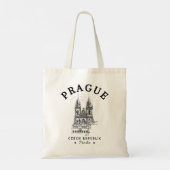Tote Bag Retro Prague Landscape in Czech Republic (Dos)
