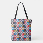 Tote Bag Rétro profil sous convention astérisque vintage (Dos)