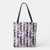 Tote Bag Rétro, rayé et pois (Dos)