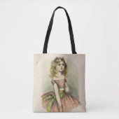 Tote Bag Retro Romantic Valentine's Day Card, 19th century (Devant)