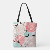 Tote Bag Rétro, rose (Dos)