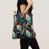 Tote Bag Retro Space Exploration Galaxy (De près)