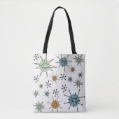 Tote Bag Retro Starburst Fourre-tout les années 70 style (Devant)