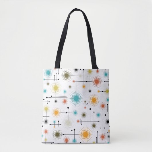 Tote Bag Retro Starbursts A Go-Go ! (Devant)