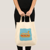 Tote Bag Retro Sub Sandwich Tasty Dessin Dessin (Devant (produit))