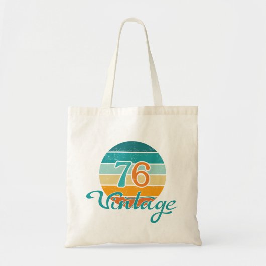 Tote Bag Retro Sunset 76 Vintage (Devant)