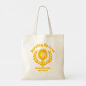 Tote Bag Rétro Sunshine Pickleball Bridesmaid (Dos)