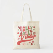 Tote Bag Retro Super Holly Jolly Vibes (Devant)