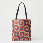 Tote Bag Rétro Swirl Dreamscape (Devant)