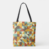 Tote Bag Retro Triad Kaleidoscope (Dos)