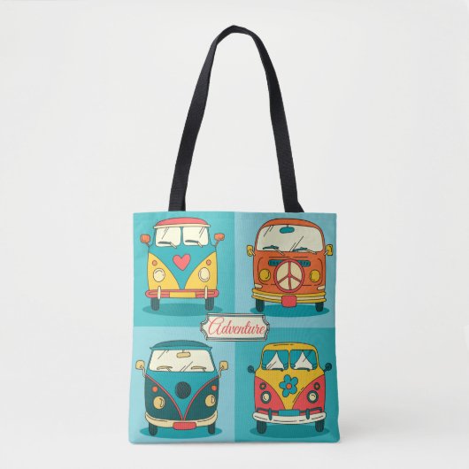 Tote Bag Retro Van (Devant)