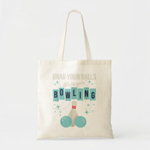 Tote Bag Retro Vintage attraper vos boules Nous allons bois
