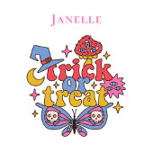 Tote Bag Retro Whimsical Trick ou traiter Halloween