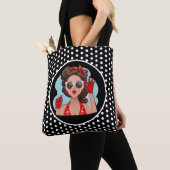 Tote Bag Retro Woman Fourre-tout (De près)