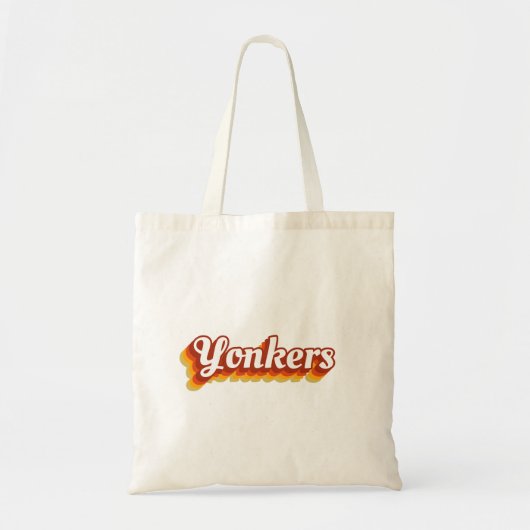 Tote Bag Retro Yonkers New York (Devant)