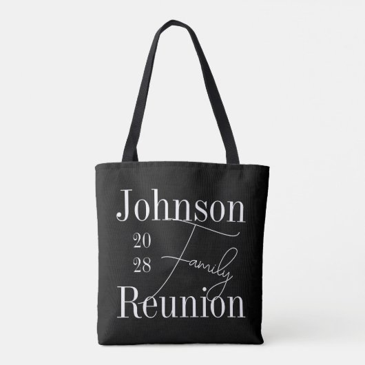 Tote Bag Retrouvailles familiales modernes personnalisées N (Dos)