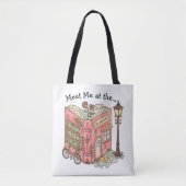 Tote Bag Retrouve-moi à la librairie (Devant)