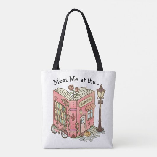 Tote Bag Retrouve-moi à la librairie (Dos)