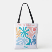 Tote Bag Retrouvez-moi sous le thème de l'été Palms (Dos)