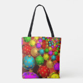 Tote Bag Réunion de décorations de Noël, (Dos)