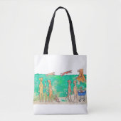 Tote Bag Réunion de famille de Rhodesian Ridgeback (Devant)