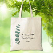 Tote Bag Réunion de famille Eucalyptus moderne