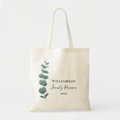 Tote Bag Réunion de famille Eucalyptus moderne (Devant)