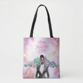 Tote Bag Réussite motivationnelle de la dame Boss (Devant)