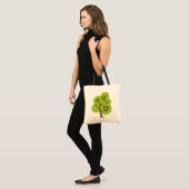 Tote Bag Réutilisez le vert d'arbre (Devant (modèle))