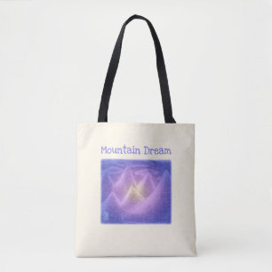 Tote Bag Rêve de montagne Épaule en polyester brossé robust