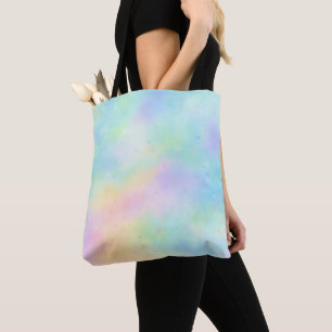 Tote Bag Rêve de pastel à l'aquarelle – Dégradé de arc-en-c