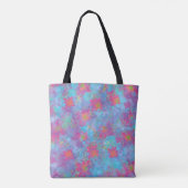 Tote Bag Rêve rose et turquoise (Dos)